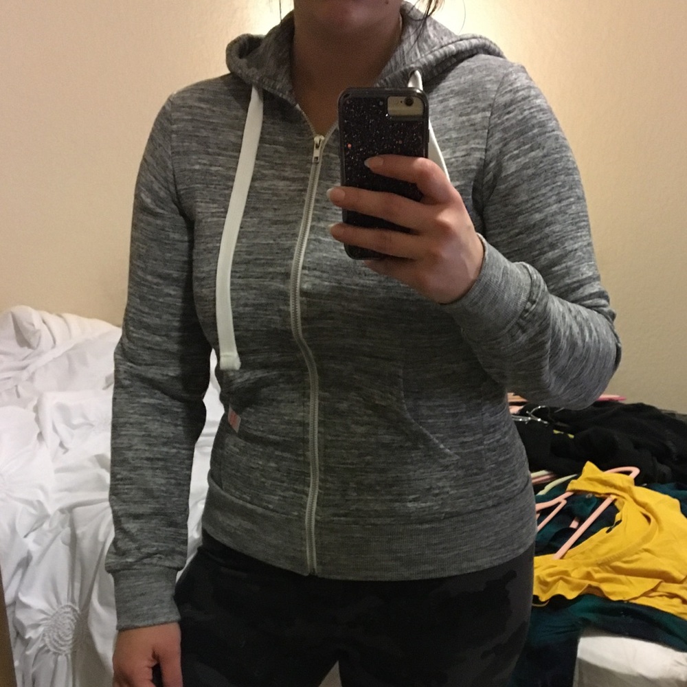Gray hoodie